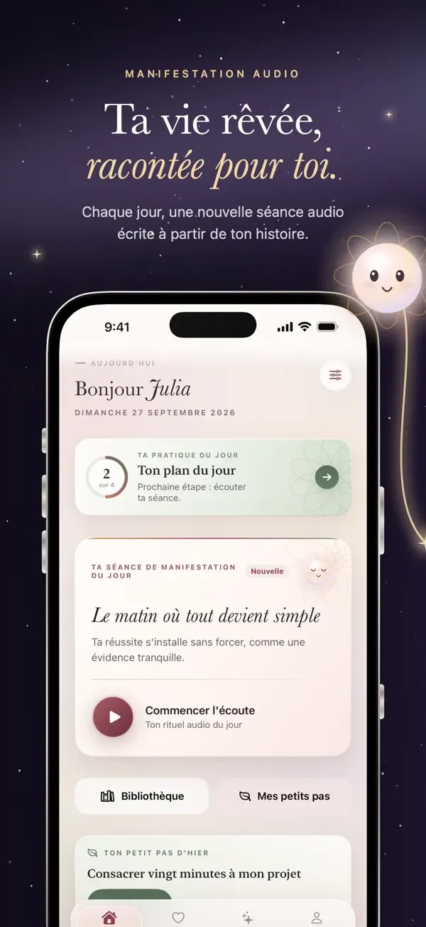 Miraya session of the day screen