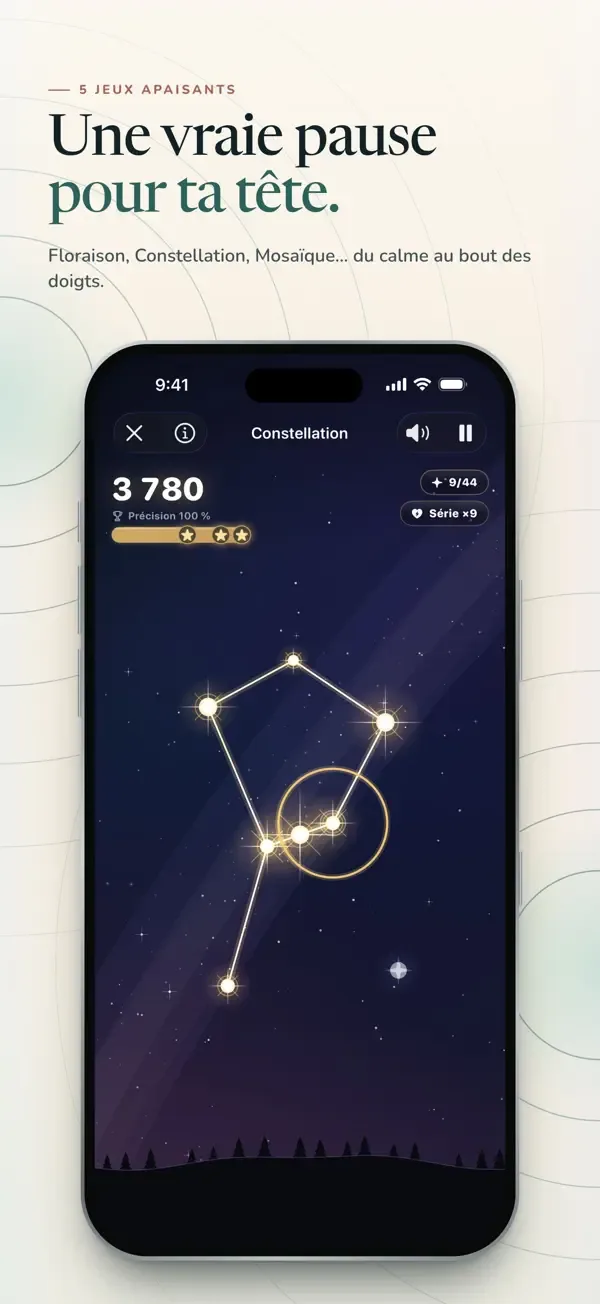 Respire Constellation calming game
